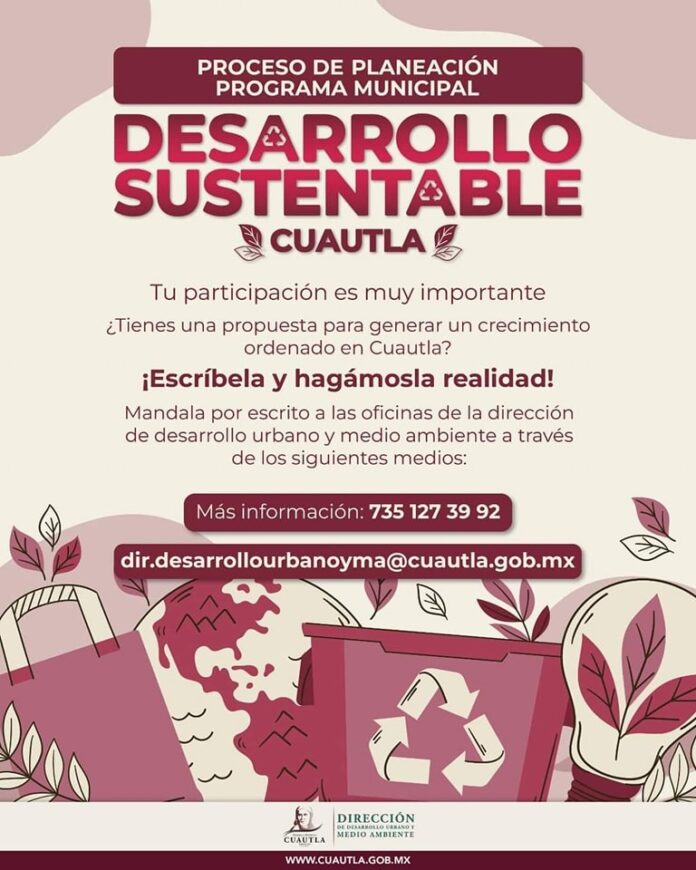 PROCESO DE PLANEACIÓN PROGRAMA MUNICIPAL DE DESARROLLO SUSTENTABLE CUAUTLA