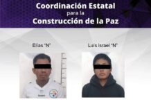 GRACIAS A UNA DENUNCIA RECUPERAN VEHÍCULO ROBADO Y DETIENEN A 2 PRESUNTOS DELINCUENTES