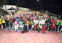 SE INAUGURA LA ZONA DE VOLEIBOL EN LA UNIDAD DEPORTIVA «JOSÉ MARÍA MORELOS Y PAVÓN»