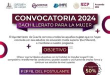 CONVOCATORIA 2024 – BACHILLERATO PARA LA MUJER