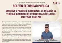 CAPTURAN A PERSONA QUE PRETENDÍA VENDER VEHÍCULO CON REPORTE DE ROBO