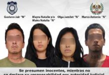 APREHENDE FIDAI A 4 EXTORSIONADORES (Presuntos) EN CUAUTLA