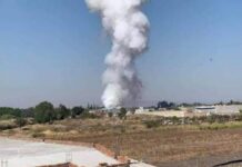 SE REGISTRA UNA EXPLOSIÓN EN UN TALLER DE PIROTECNIA