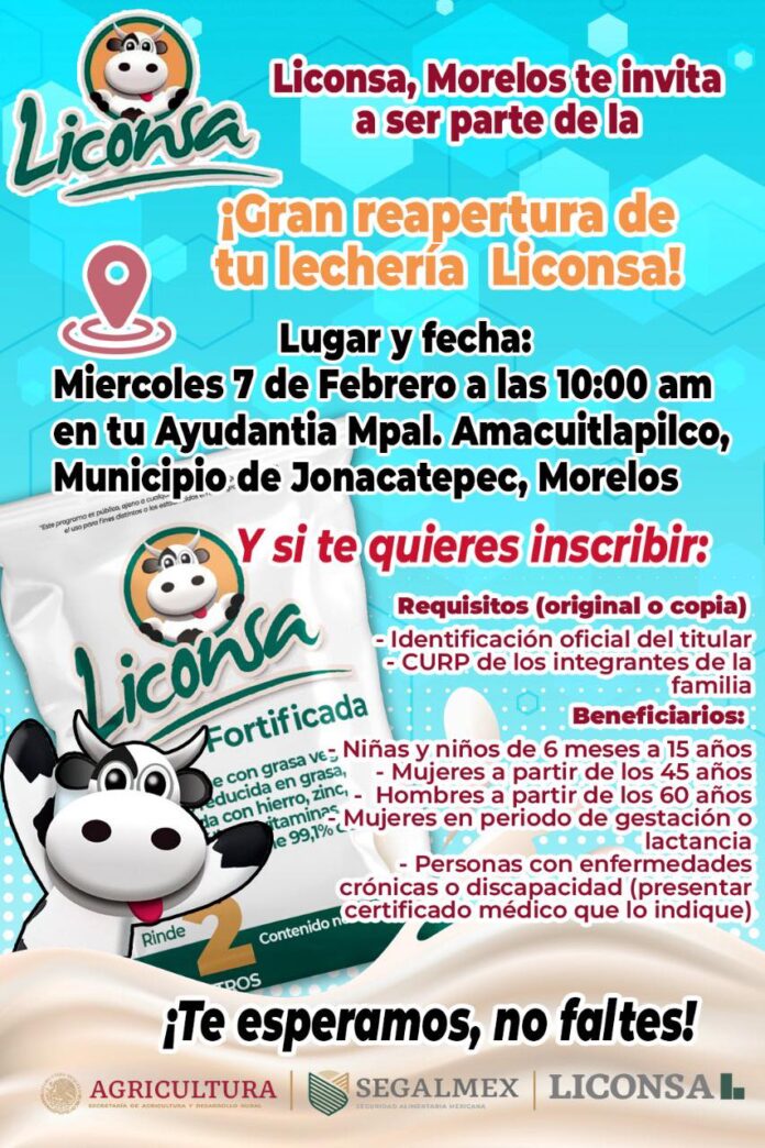 GRAN REAPAERTURA DE LECHERIA LICONSA