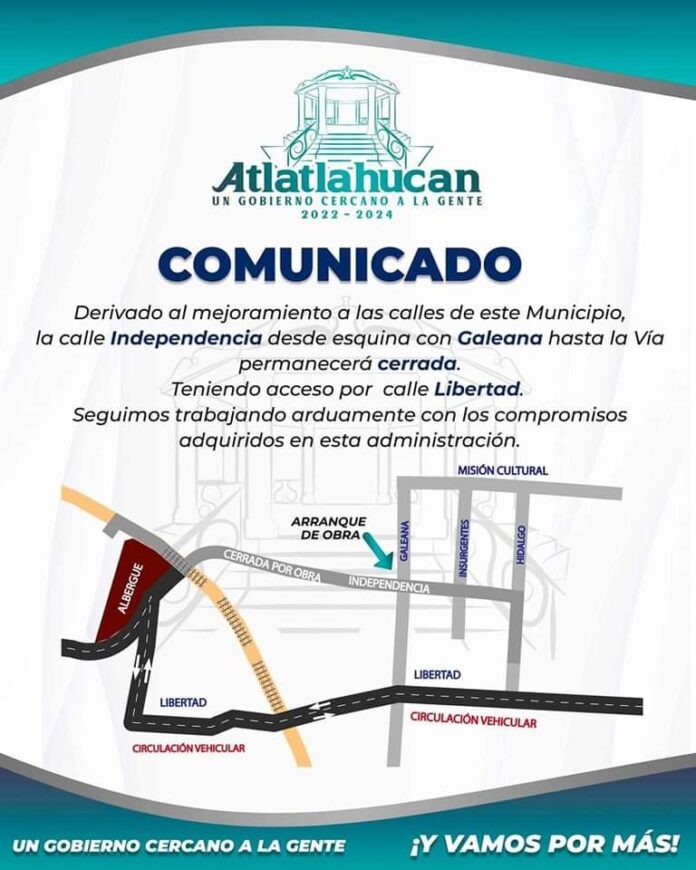 COMUNICADO CABECERA ATLATLAHUCAN