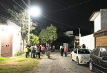 Y SE HIZO LA LUZ EN LA COLONIA EUSEBIO JAUREGUI