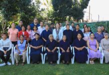 MARGARITA GONZÁLEZ SARAVIA DA LA BIENVENIDA A ARACELI XIXITLA A MORENA, TRAS SU RENUNCIA AL FAM