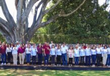 SE REÚNE MARGARITA GONZÁLEZ SARAVIA CON LAS Y LOS 33 CANDIDATOS A ALCALDÍAS Y A LOS 12 DISTRITOS ELECTORALES DE MORELOS