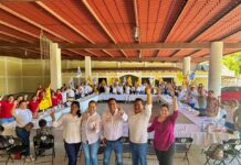 ENRIQUE ALONSO PLASCENCIA RECIBIÓ A LA CANDIDATA AL SENADO, LUZ FIGUEROA, EN TLAQUILTENANGO