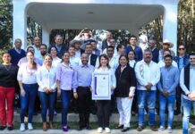 MARGARITA GONZÁLEZ SARAVIA RECIBE CONSTANCIA COMO CANDIDATA A LA GUBERNATURA POR EL PARTIDO ENCUENTRO SOLIDARIO (PES)