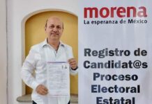 RODRIGO ARREDONDO SE REGISTRA COMO CANDIDATO A LA PRESIDENCIA DE CUAUTLA POR MORENA