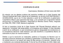 PIDEN PAN, PRI, PRD Y RSP AL CONGRESO NO OTORGARLE LICENCIA A CUAUHTÉMOC BLANCO