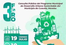3ER FORO DE CONSULTA PÚBLICA DEL PROGRAMA MUNICIPAL DE DESARROLLO URBANO SUSTENTABLE DE CUAUTLA