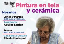 TALLER DE PINTURA EN TELA Y CERÁMICA