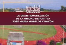 ASÍ QUEDÓ LA ¡GRAN REMODELACIÓN DE LA UNIDAD DEPORTIVA JOSÉ MARÍA MORELOS Y PAVÓN!