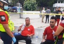BOMBEROS DE CUAUTLA ATIENDEN DERRAMAMIENTO DE PRODUCTO QUIMICO EN ISSSTE
