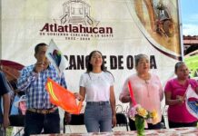ARRANQUE DE OBRA, RED ELÉCTRICA EN SAN DIEGO HUIXTLA