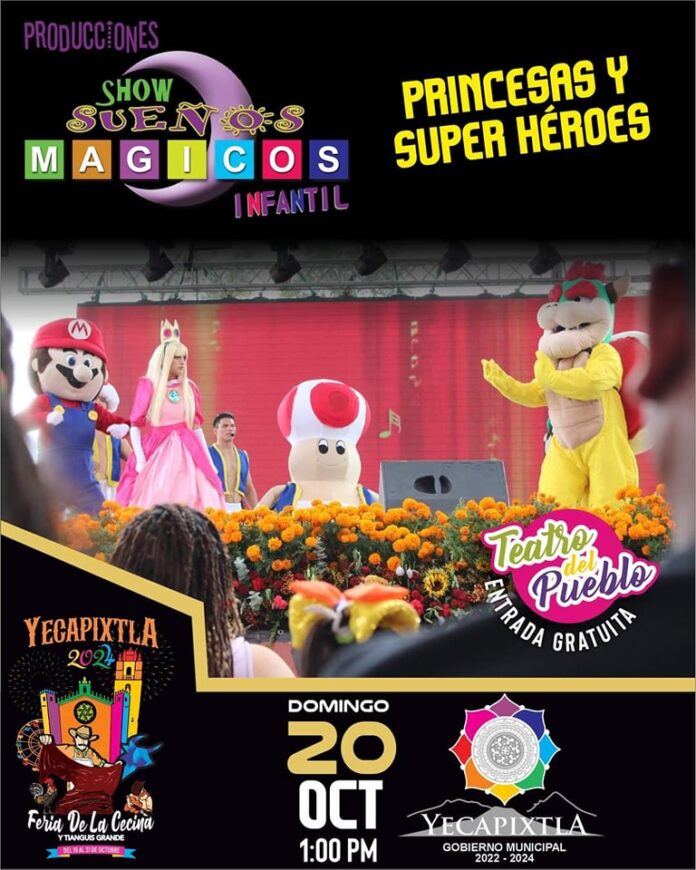 SHOW SUEÑOS MAGICOS – PRINCESAS Y SUPER HEROES