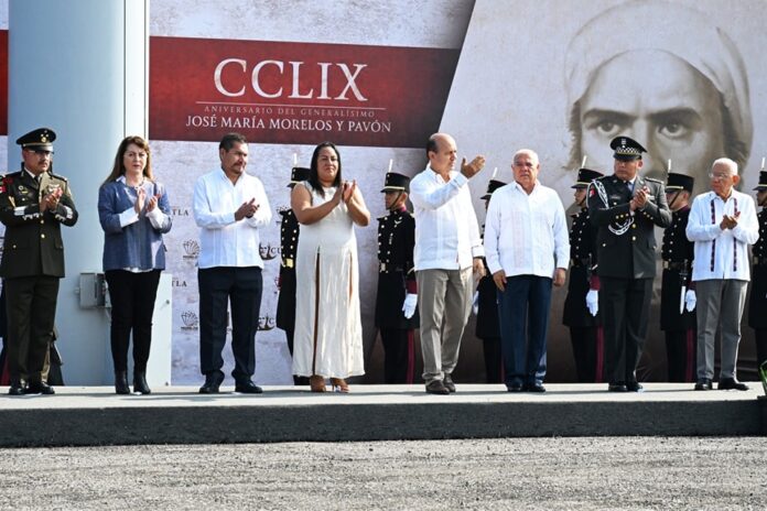 RODRIGO ARREDONDO RINDE HOMENAJE AL SIERVO DE LA NACIÓN EN UN DÍA HISTÓRICO PARA MORELOS Y MÉXICO