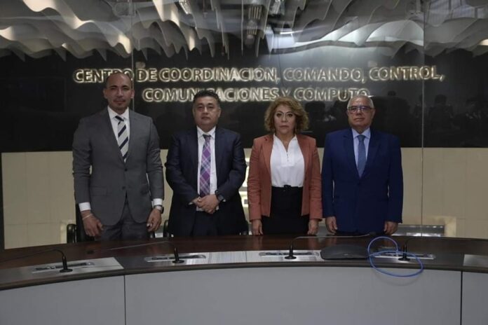 RECIBE MIGUEL ÁNGEL URRUTIA LOZANO EL MANDO DE LA SEGURIDAD PÚBLICA DEL ESTADO