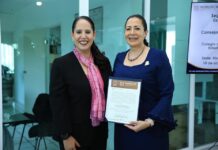 NOMBRAMIENTO A AIDA MARGARITA MÉNEZ ESCOBAR COMO TITULAR DEL COBAEM