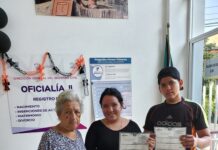 Entrega la Dirección General del Registro Civil actas extemporáneas gratis a jóvenes