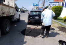 Bacheo en Carretera México Oaxaca