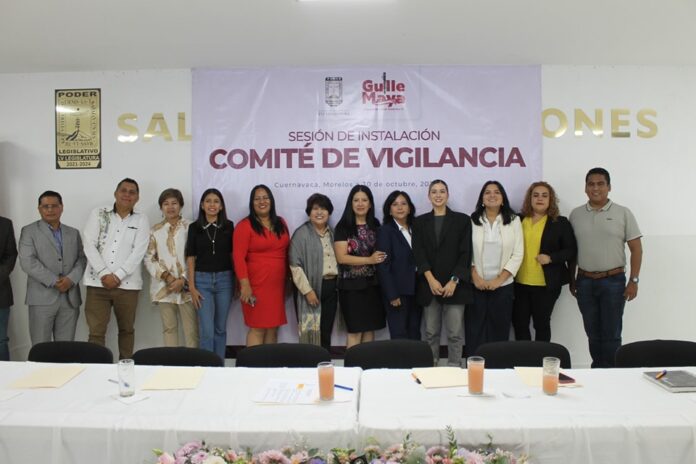 Declara Dip. Guillermina Maya formalmente instalado el Comité de Vigilancia de la LVI Legislatura Morelense
