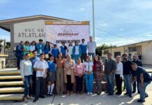 ENTREGA DE ADOQUÍN A LA SECUNDARIA GENERAL