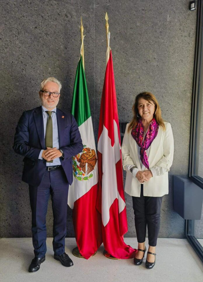 SE REÚNE GOBERNADORA MARGARITA GONZÁLEZ CON EL EMBAJADOR DE SUIZA EN MÉXICO, EL EXCMO. SR. PIETRO PIFFARETTI