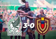 México 3 – 0 Venezuela – fútbol femenil