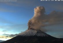 22/OCT/2024 || REPORTE MONITOREO VOLCÁN POPOCATÉPETL