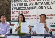FIRMAN INSTITUTO DE CRÉDITO Y AYUNTAMIENTO DE TEMIXCO CONVENIO DE INCORPORACIÓN