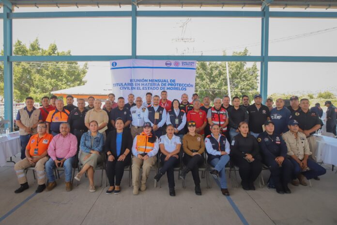 PROMUEVE GOBIERNO DE MORELOS TRABAJO COORDINADO EN TEMAS DE GESTIÓN INTEGRAL DE RIESGOS
