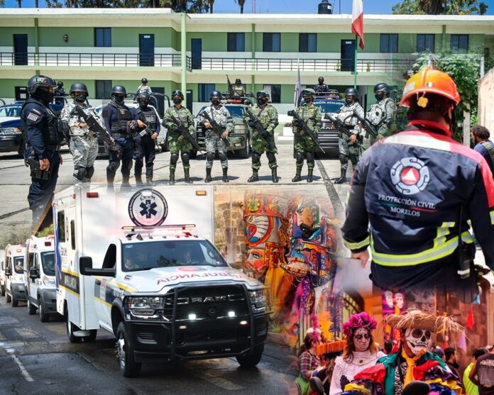 Implementa SSPC Morelos operativo “Celebración del Día de Muertos” en destinos turísticos