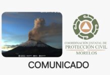 POPOCATEPETL – COMUNICADO DE PRENSA CEPCM – 22/OCT/2024