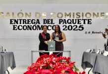Recibe congreso de Morelos Paquete Económico 2025 de parte del Gobierno del Estado