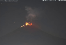 Monitoreo Volcán Popocatepetl 04.NOV.2024