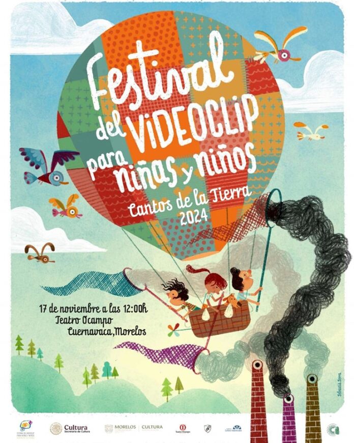Invita Secretaría de Cultura a disfrutar del Festival del Videoclip para niñas y niños, Cantos de la Tierra 2024