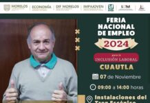 Feria Nacional de empleo para la Inclusión Laboral Cuautla 2024