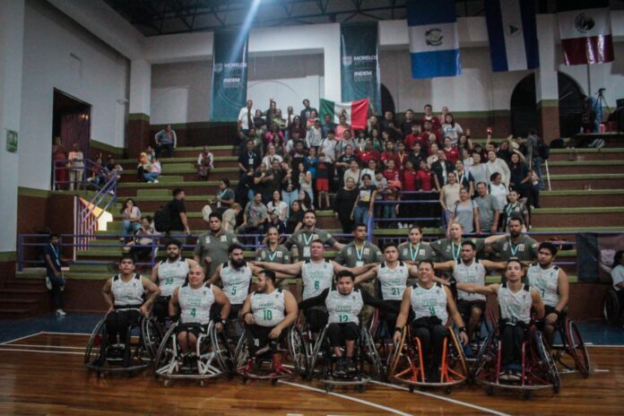 Destaca México en Centroamericano de Básquetbol sobre silla de ruedas Morelos 2024