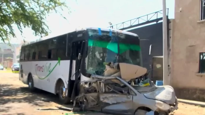 Se queda sin frenos transporte público, Tonalá Jalisco