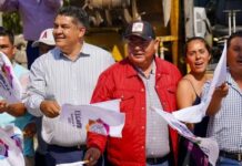 ARRANQUE DE LA PAVIMENTACIÓN DEL CAMINO A HUEXCA