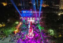 ENCENDIDO DEL ÁRBOL DE NAVIDAD EN LA PLAZA DE ARMAS “GENERAL EMILIANO ZAPATA SALAZAR” DE CUERNAVACA