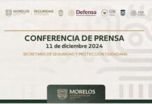 REPORTE DE LA CONFERENCIA DE PRENSA – SEGURIDAD –