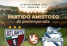 NUEVO HORARIO PARA ENCUENTRO ATLANTE CONTRA PUEBLA