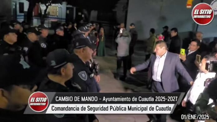 Jesús Corona Toma el Mando de Seguridad Pública de Cuautla