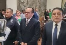 Toman Protesta el Secretario Municipal, el Tesorero y el Encargado de Despacho de la Secretaria de Seguridad Pública.