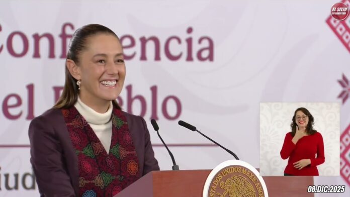 08.DIC.2025 | Mañanera del Pueblo – Conferencia Matutina de Claudia Sheinbaum