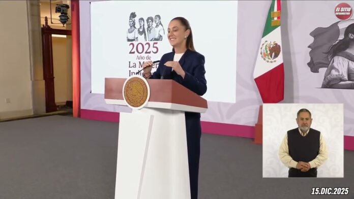 15.DIC.2025 | Mañanera del Pueblo – Conferencia Matutina de Claudia Sheinbaum